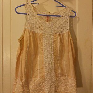 H&M Conscious Collection eyelet top US size 10